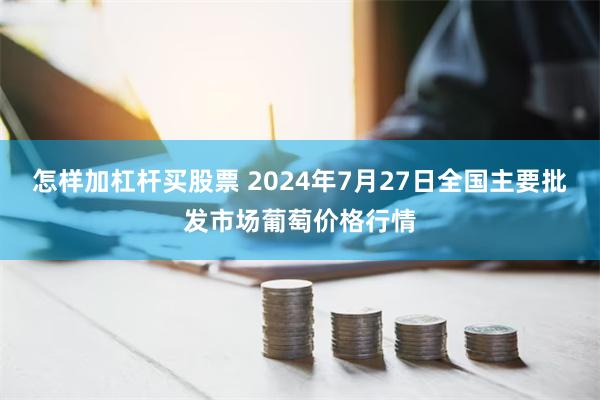 怎样加杠杆买股票 2024年7月27日全国主要批发市场葡萄价格行情