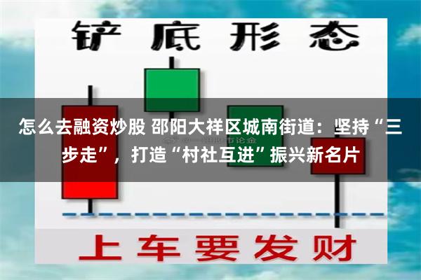 怎么去融资炒股 邵阳大祥区城南街道：坚持“三步走”，打造“村社互进”振兴新名片